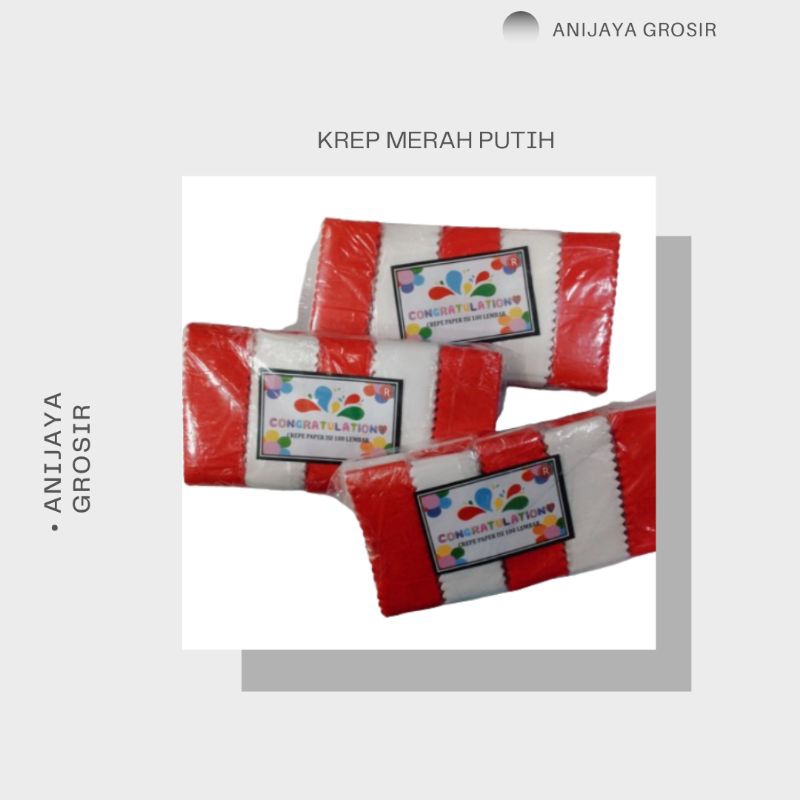 

KERTAS CREPS WARNA MERAH PUTIH 1PACK