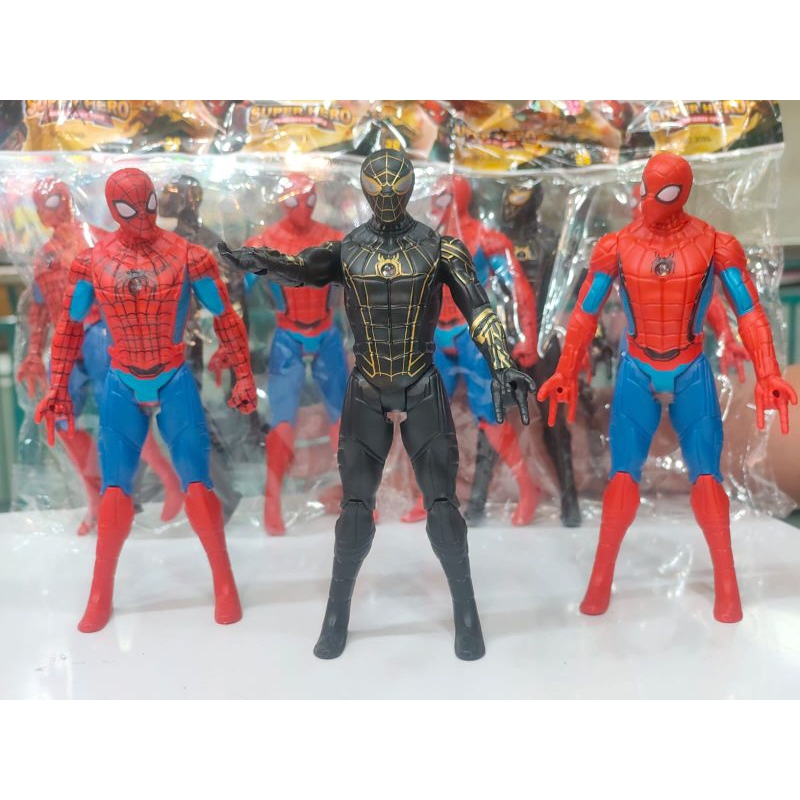 ROBOT SUPER HERO SPIDERMAN PAJANGAN SPIDERMAN 3pc SPIDERMAN SET FIGURE