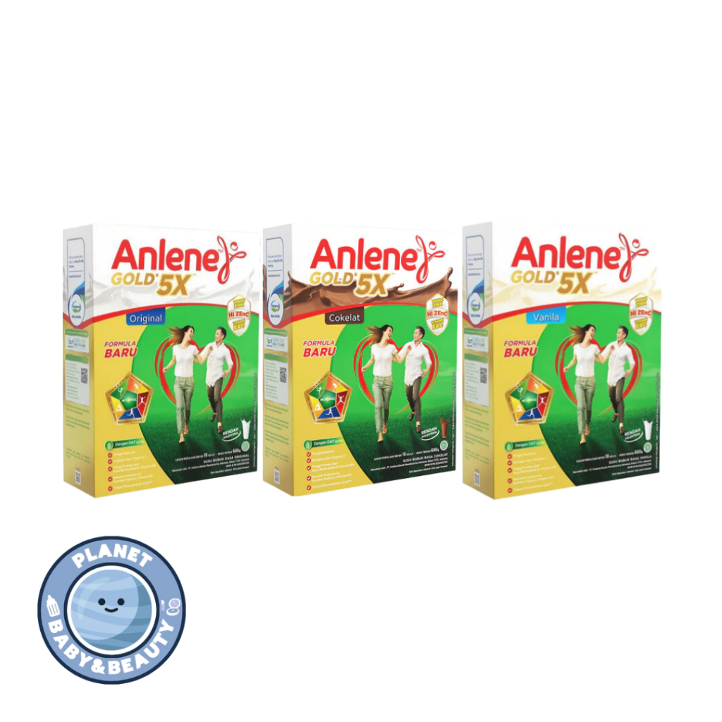 

Anlene Gold 600g Rasa Original, Cokelat, dan Vanila