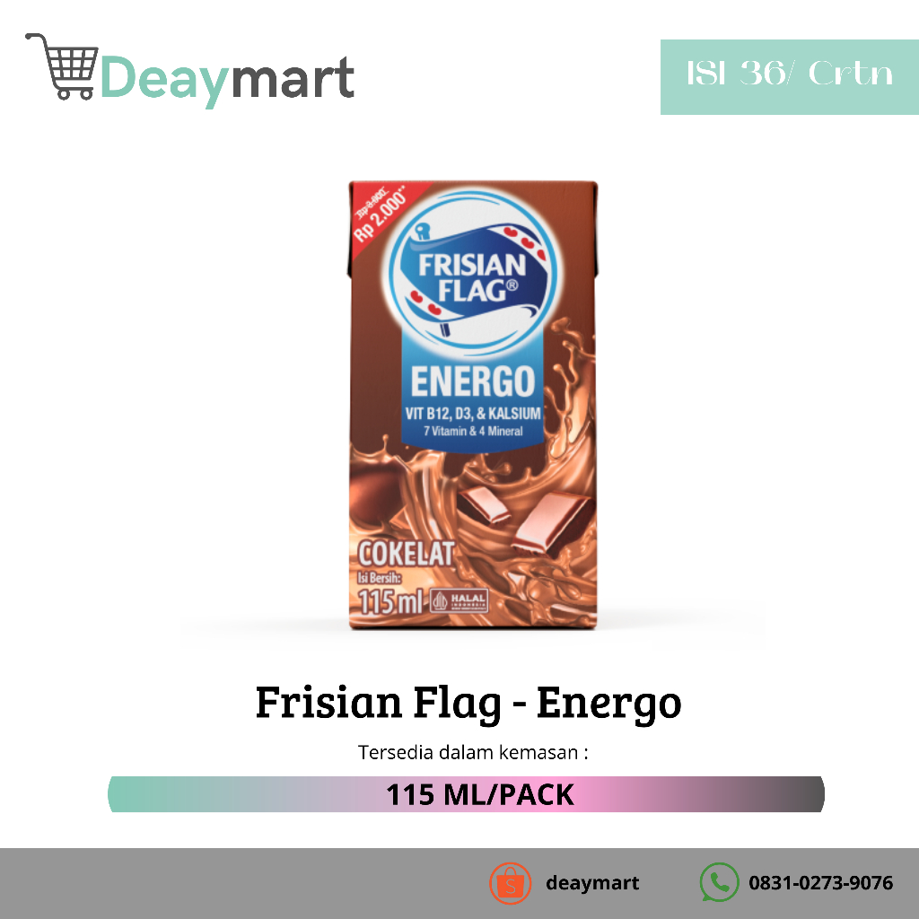 

Frisian Flag Energo - Coklat 115 ml