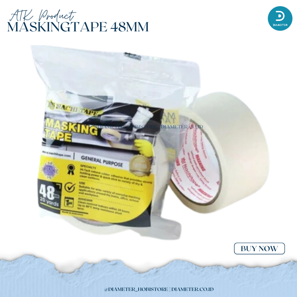 

(OBRAL GROSIR TERMURAH) MASKING TAPE NACHI 48MM