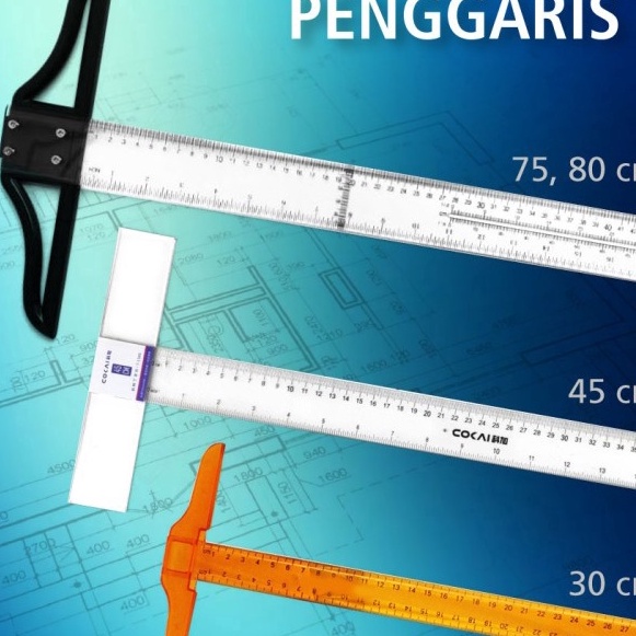 

Terjangkau Penggaris T Mor Segita Meja gambar Drafting Arsitek bukan Rotring