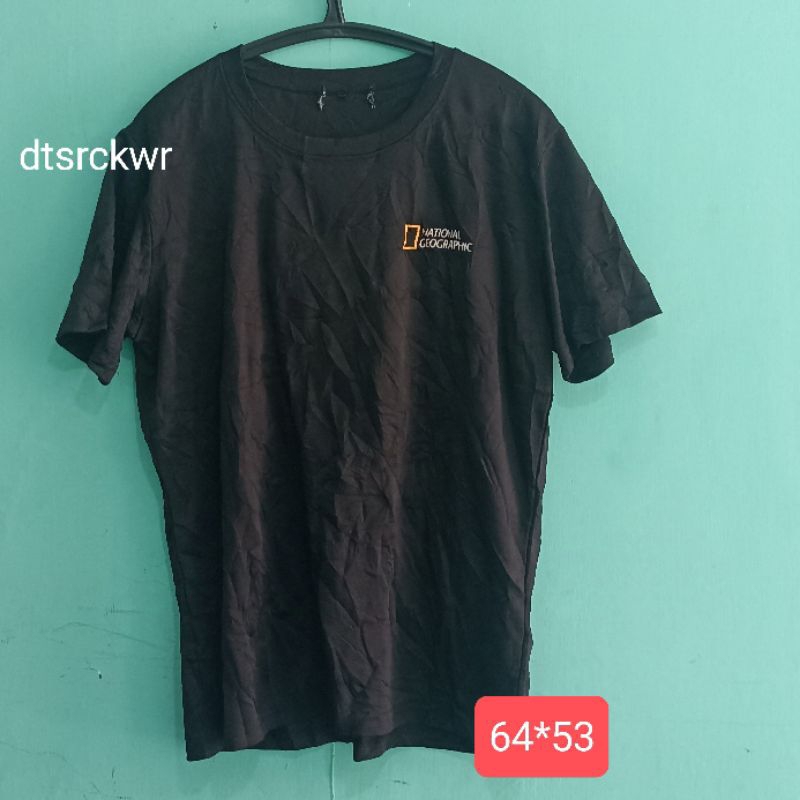 nat geo kaos bahan Jersey ori