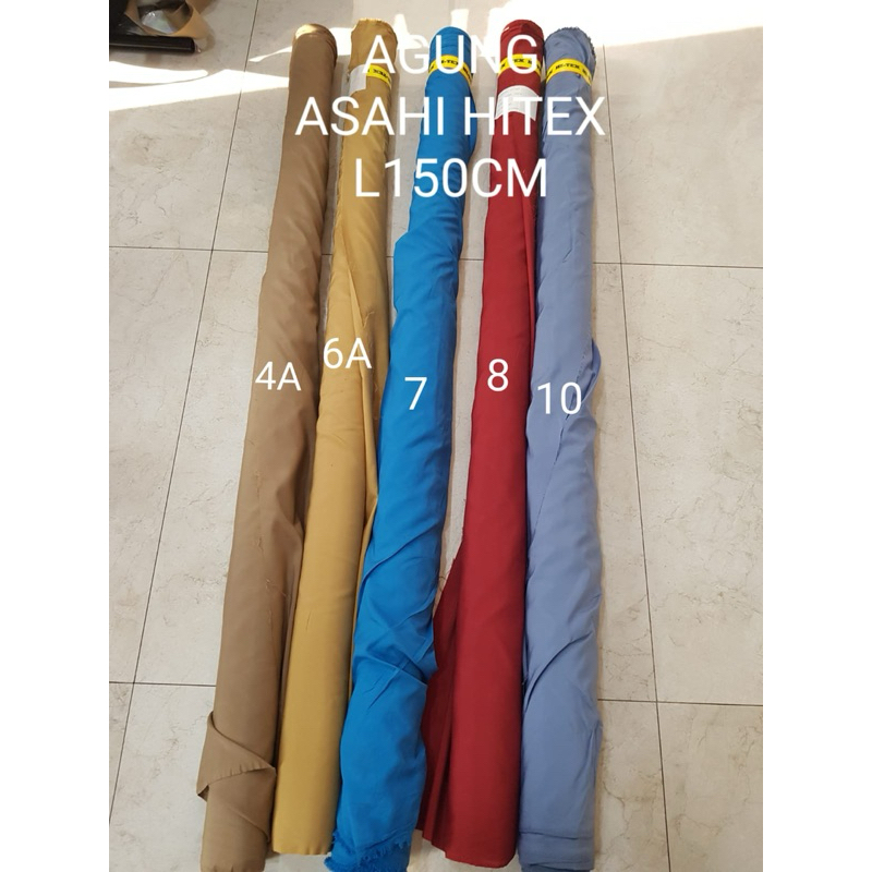 ASAHI HITEX 1rol isi 50yard KAIN ASAHI PANJANG HITEX / KAIN ASAHI MURAH / FURING BAJU MURAH / FURING