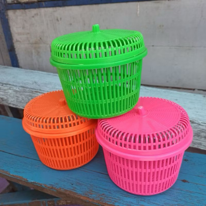 Keranjang bawang serbaguna | Keranjang tutup serbaguna | Keranjang bawang kerawang tutup serbaguna