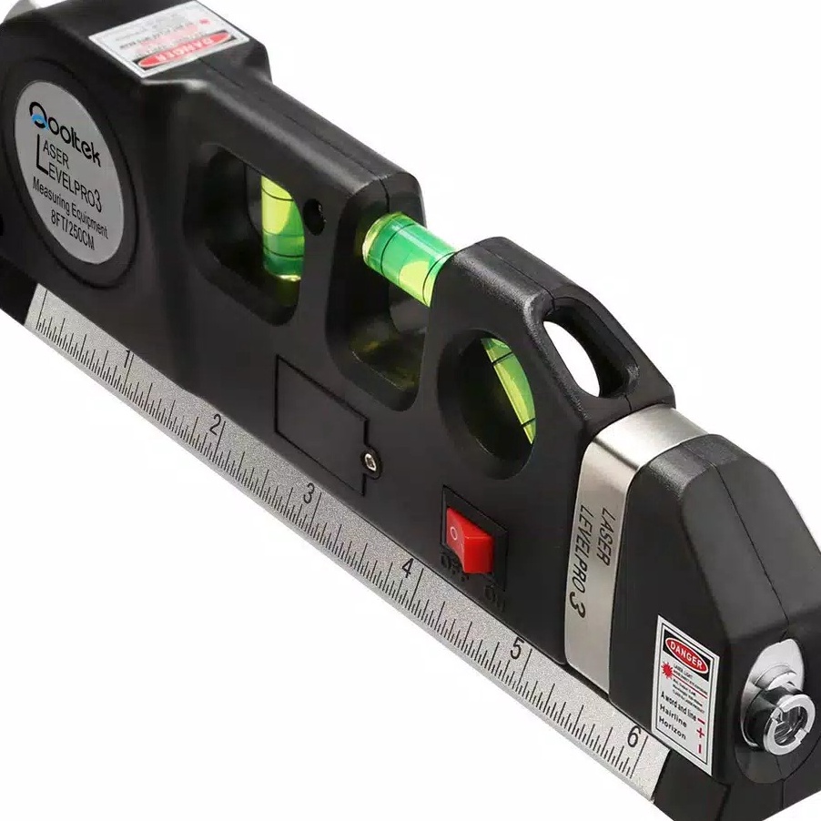 

Kilat WATEASS Level Pro 3 FIX IT LEVELPRO3 Laser Penggaris Meteran 25CM