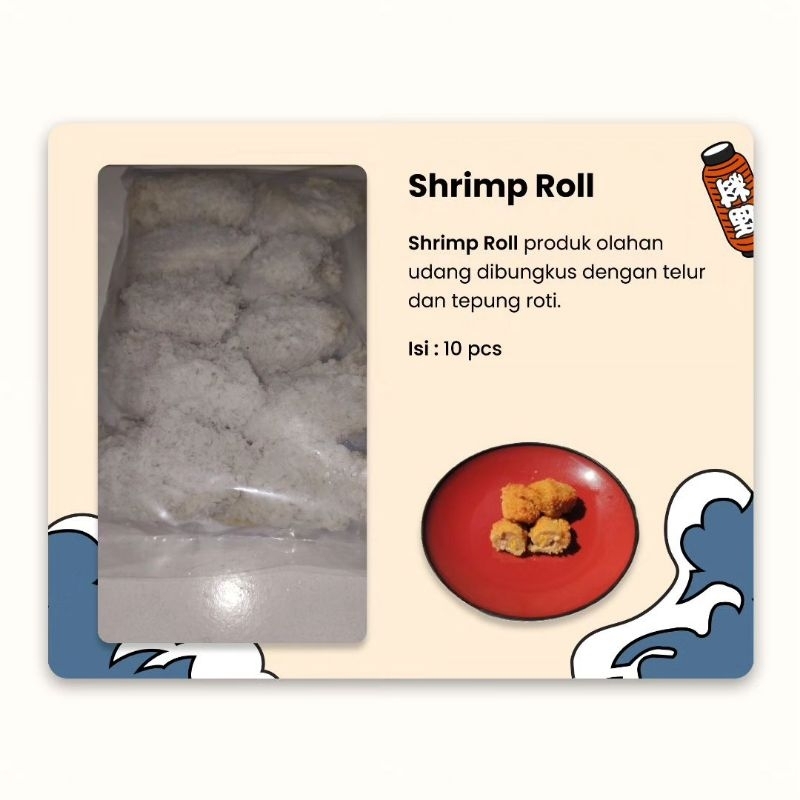 

shrimp roll nugget bento