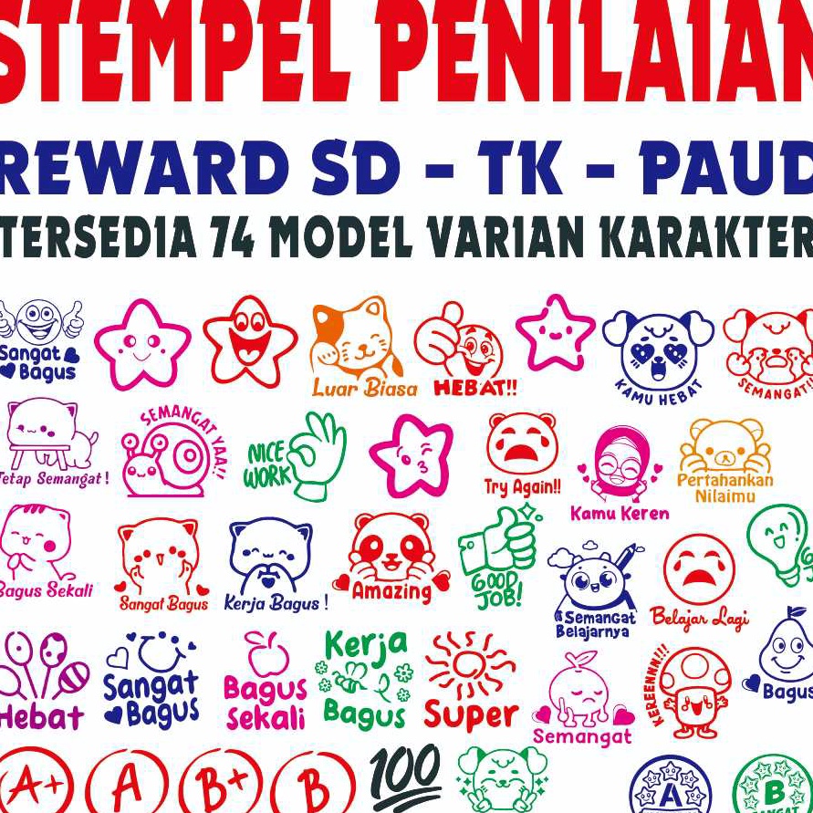 

Cashback Stempel Nilai Reward SD TK PAUD Home Schooling