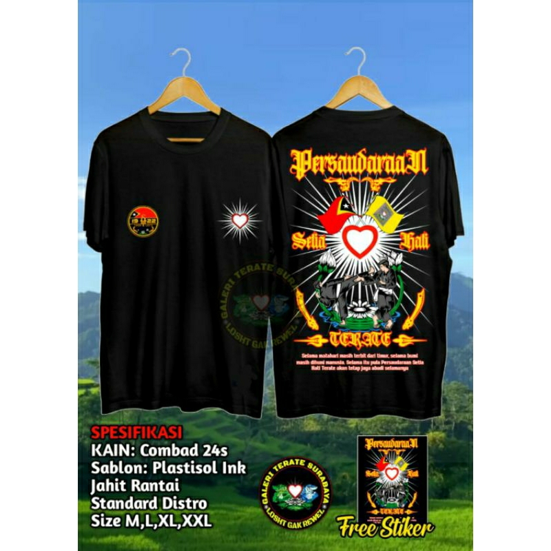 KAOS PSHT TIMOR LESTE  - FAMILIA BO'OT - PERSAUDARAAN SETIA HATI TERATE