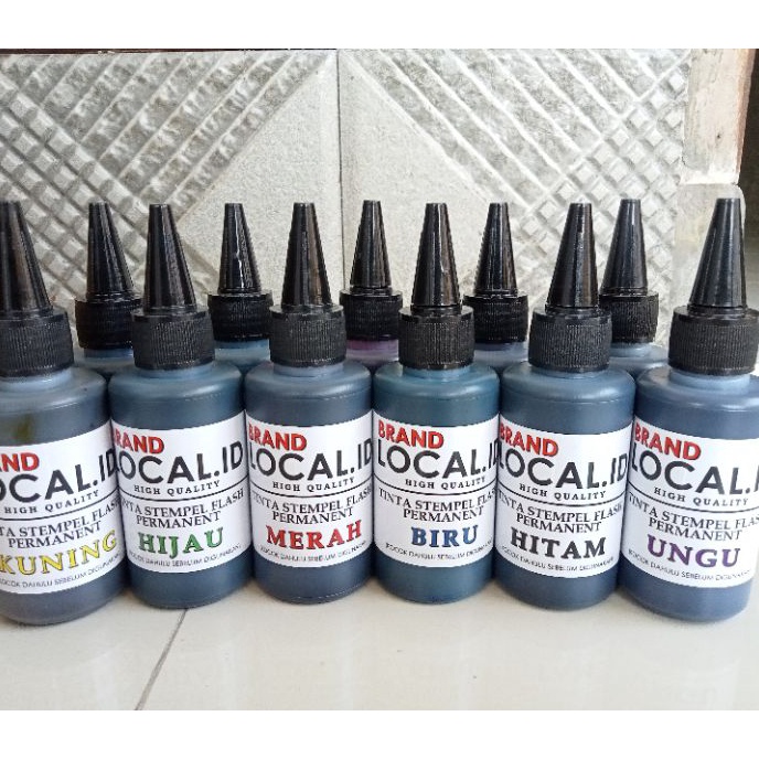 

Limit Tinta Stempel PERMANENT FLASH Stempel OTOMATIS Media Plastik 1 Mili
