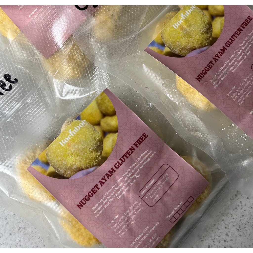 

Nugget Ayam Gluten Free (140-150 gram) - Chicken Nugget GF - Boemboe MPASI