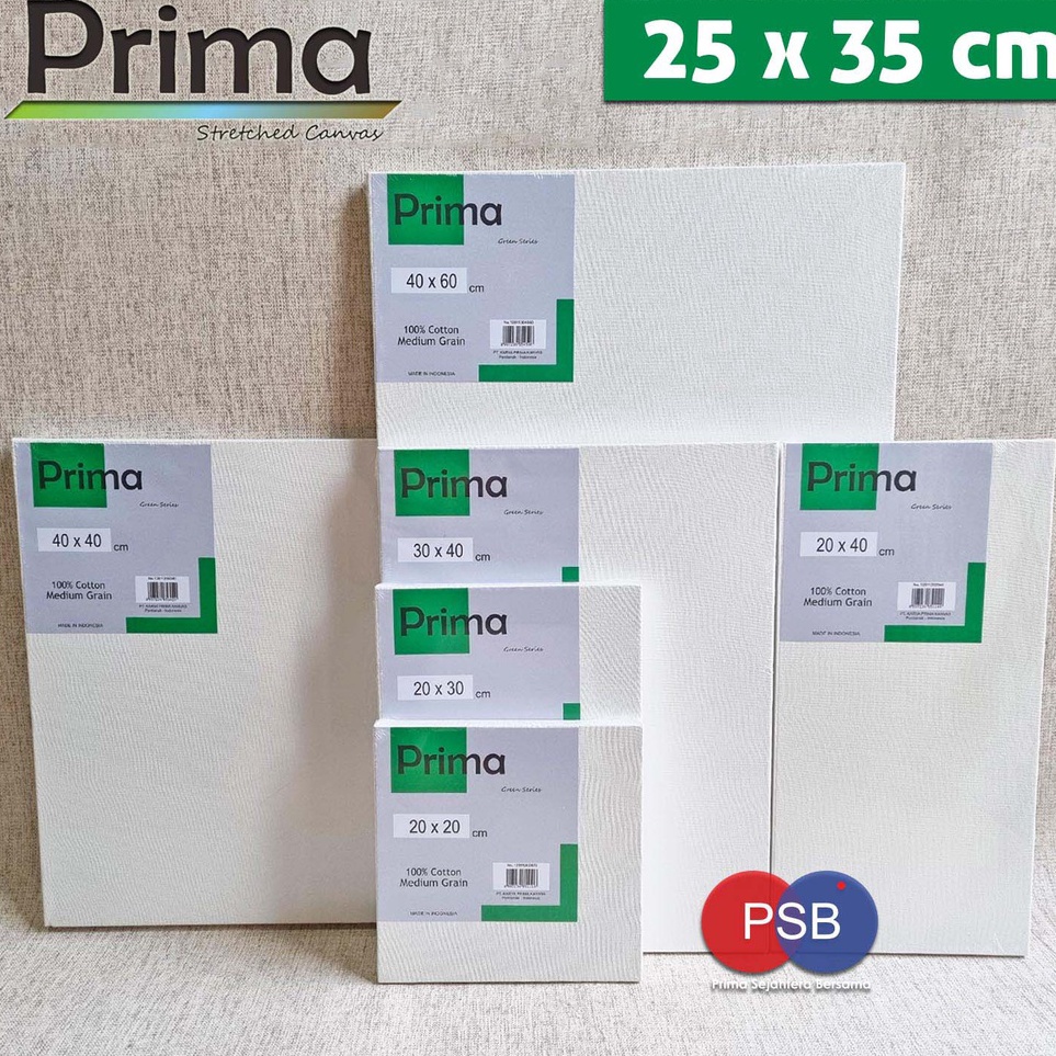 

Kanvas Lukis Prima 25x35 cm Green Series Painting Canvas q G2Y3