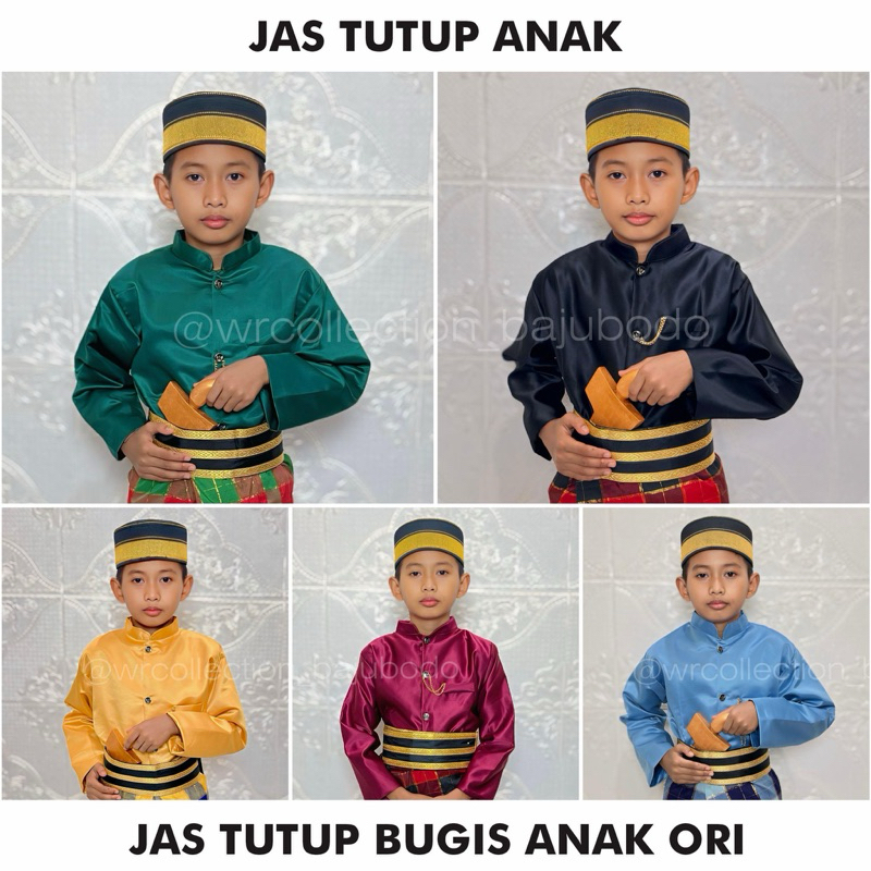 JAS TUTUP ANAK LAKI LAKI BUGIS MAKASSAR Bridal Premium