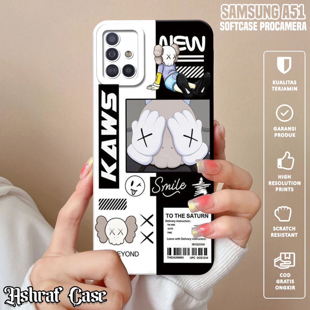 Case Samsung A51 - Casing Hp Samsung A51 ( AES ) Silikon Hp Samsung A51 - Softcase Hp - Softcase Gla