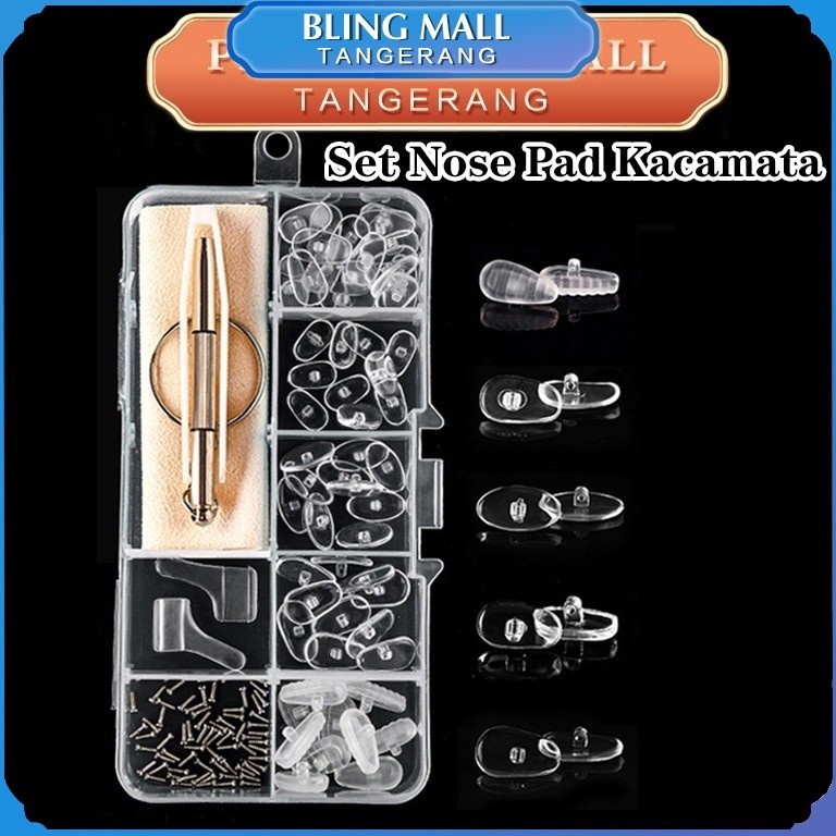 Set Nose Pad Kacamata Silikon  Glasses Nose Pad  Nose Pad Kacamata Anti Melorot j K3T6