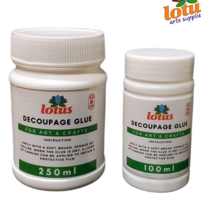 

HJ6 LOTUS Decoupage Glue 1ml 25ml