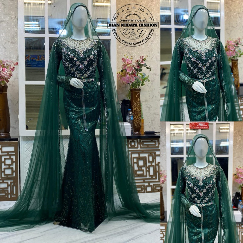 Gaun Pengantin / Gaun Pengantin Slim Dress / Slim Dress Pengantin Wanita / Gaun Pengantin Pernikahan
