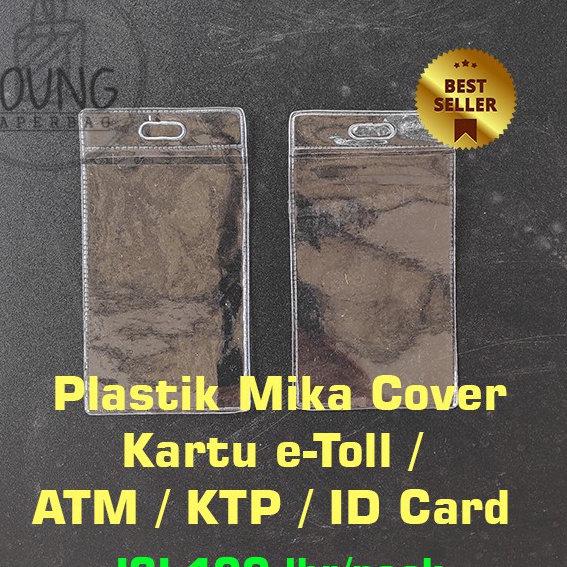 

Terkini Plastik eToll Mika Cover Bening Kartu eToll ATM KTP ID CARD 6x11 1 PACK ISI 1