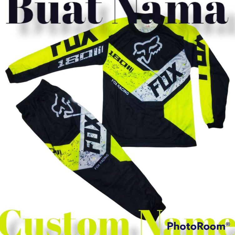 Kejutan Promo  SETELAN JERSEY MOTOR BALAP SETELAN BAJU ANAK MOTOR CROSS SETELAN BAJU ANAK MOTOR TRAI