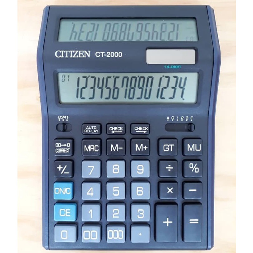 

KF7 KALKULATOR CITIZEN CT 2 14 DIT KALKULATOR 2 LAYAR CITIZEN CT 2 14 DIT