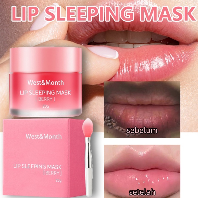 Clearance sale lip balm lip mask krim pelembab bibir hitam lip balm lip mask Serum bibir pelembab bi