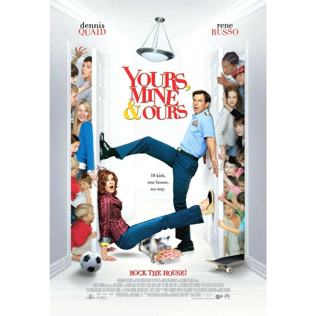 Film Dvd Yours Mine & Ours 2005 teks Indonesia
