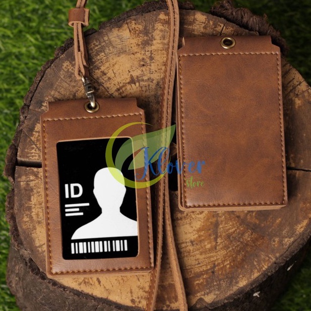 

Murah Card Holder Front Id Card Kalung Holder Name Tag Kulit Souvenir