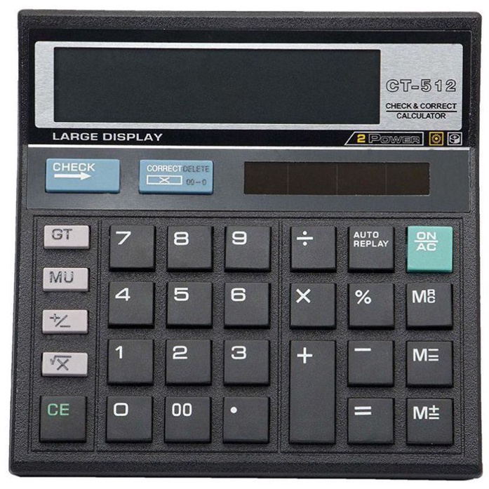 

KF7 Kalkulator 12 Dit Calculator Alat Hitung Citizen CT 512