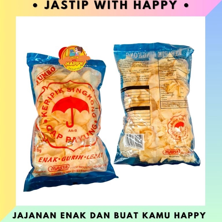 

Paling Terkini Keripik Ceriping Singkong Asin Gurih Cap Payung 2gram Khas Salatiga