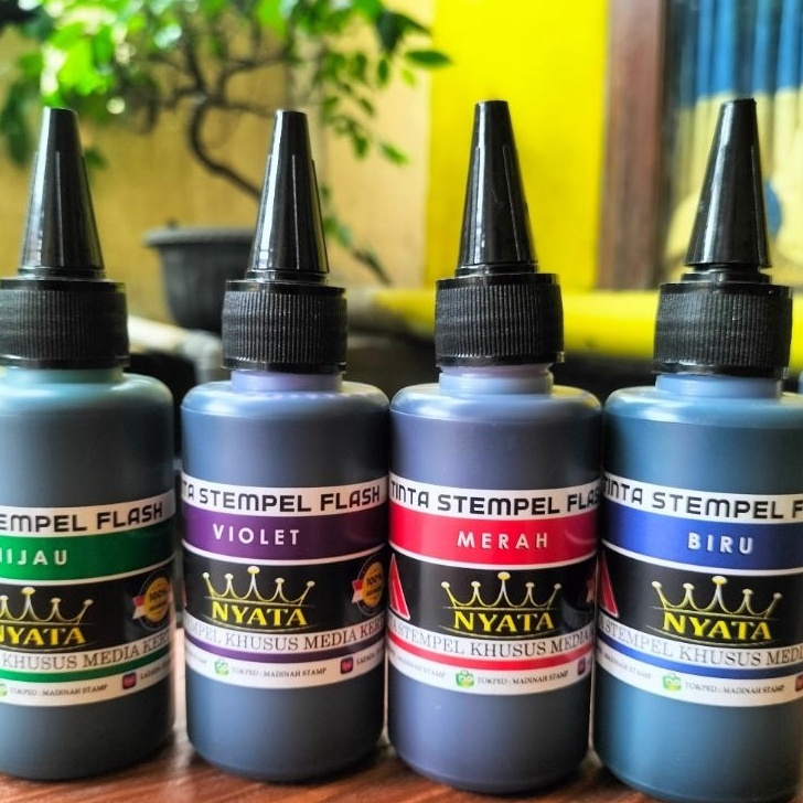 

KI3 TINTA STEMPEL FLASH MEDIA KES isi1 ml 15 warna