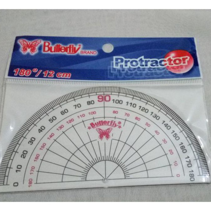 

KF7 Penggaris busur Butterfly 1812cm No6 1pak12pcs