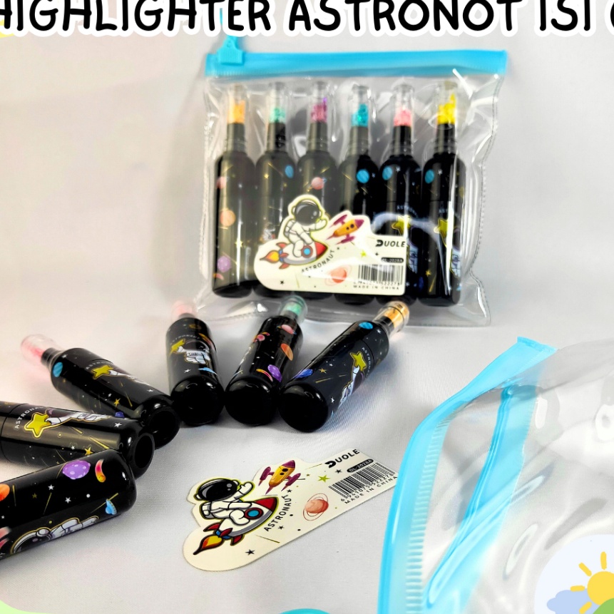 

Grosir Hhlhter Atronot Space Luar Angkasa 1 Set isi 6 Pcs Colorful Lucu Unik Imut COD