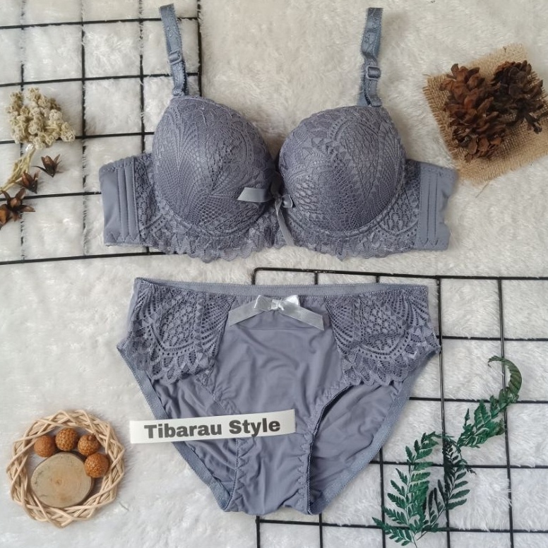 KODE N78J Bra Set BH  CD Berkawat Ys21 cd Kombinasi Polos Renda