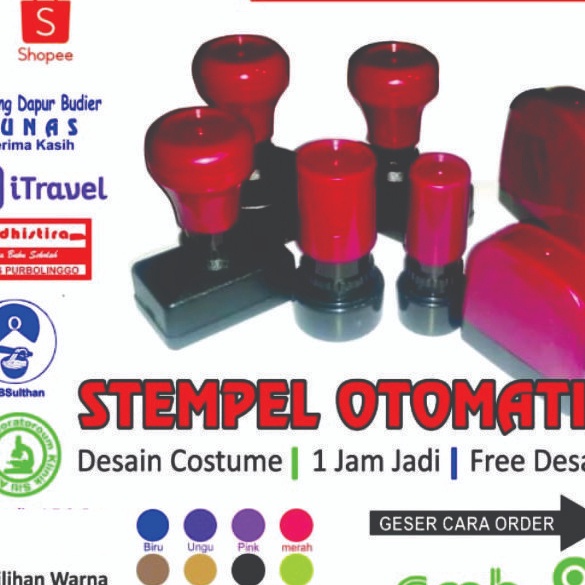 

KP8 Stempel otomatis 1 warna lebay