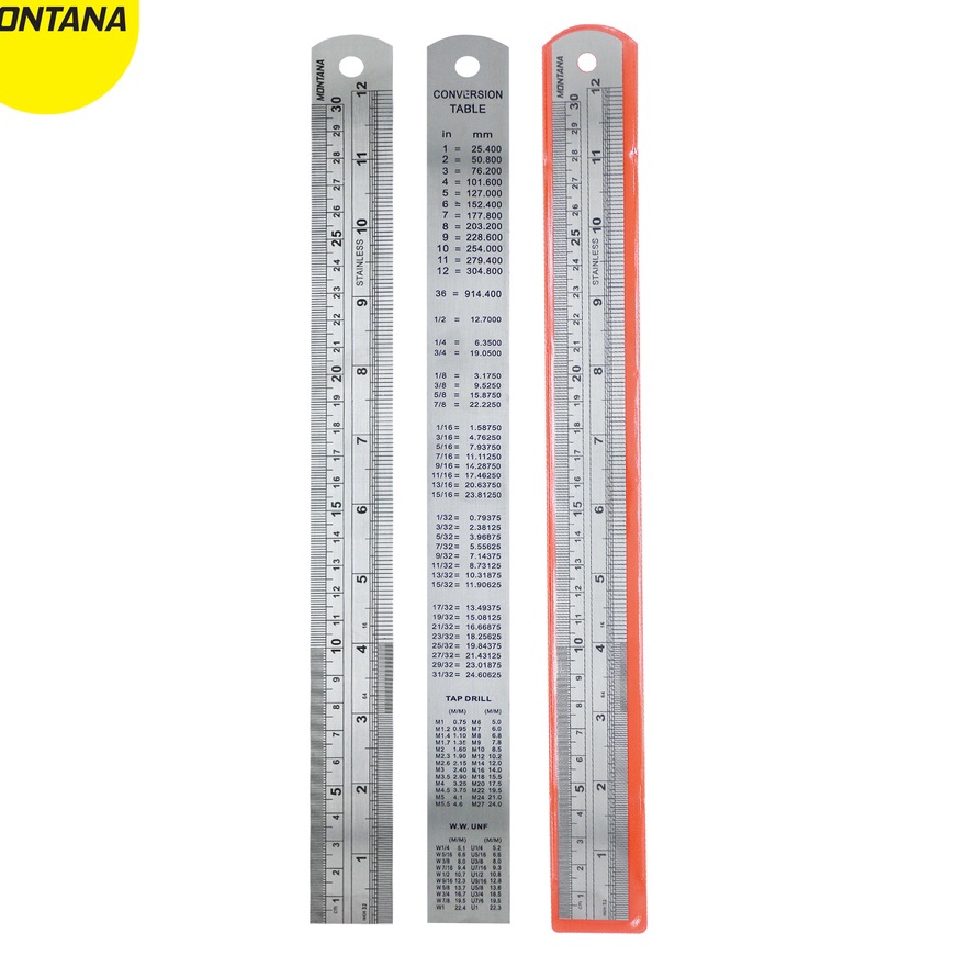 

FG2 ATK Ruler Penggaris MONTANA 3 cm Metal RT3S