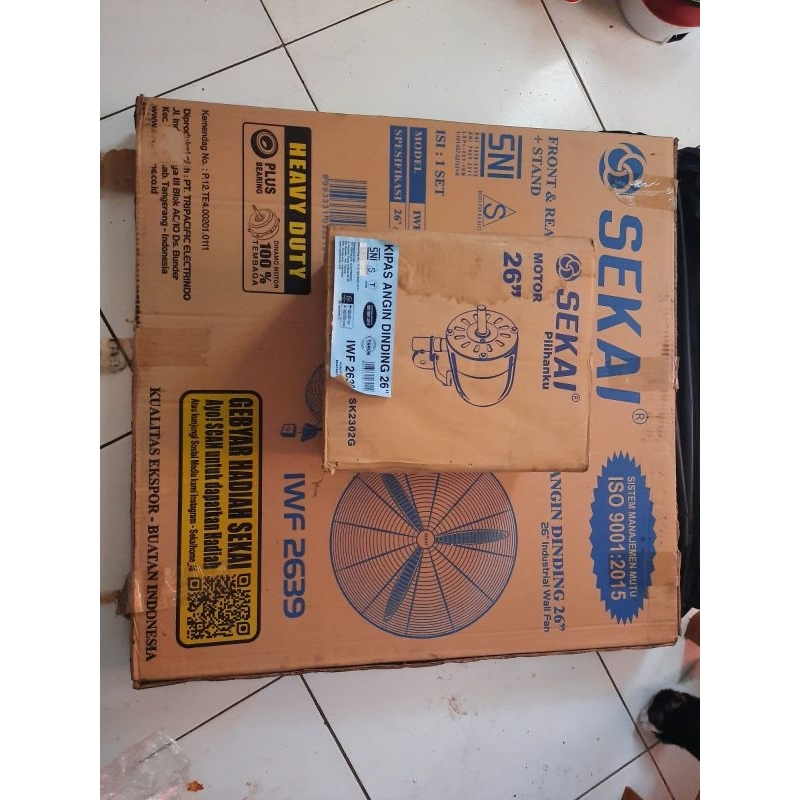 kipas dinding sekai turbo