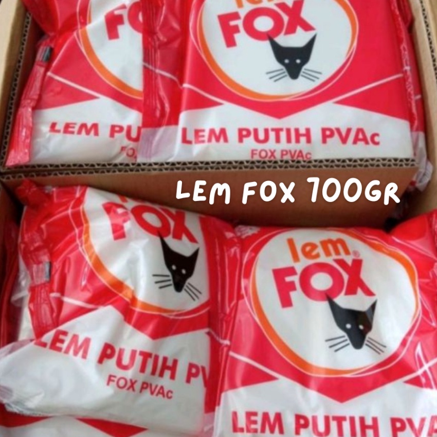 

HJ6 lem fox PVAC merah berat 7 gram