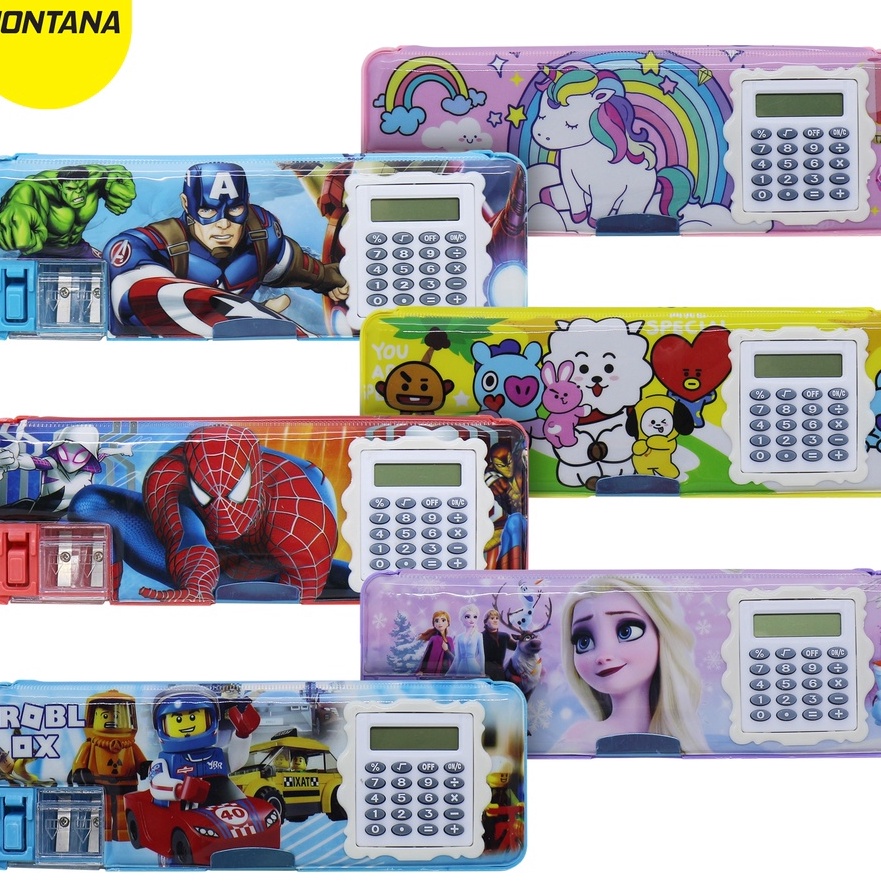 

Terlaris MONTANA Kotak Pensil Study Set Tempat Pensil Calculator Penco 121
