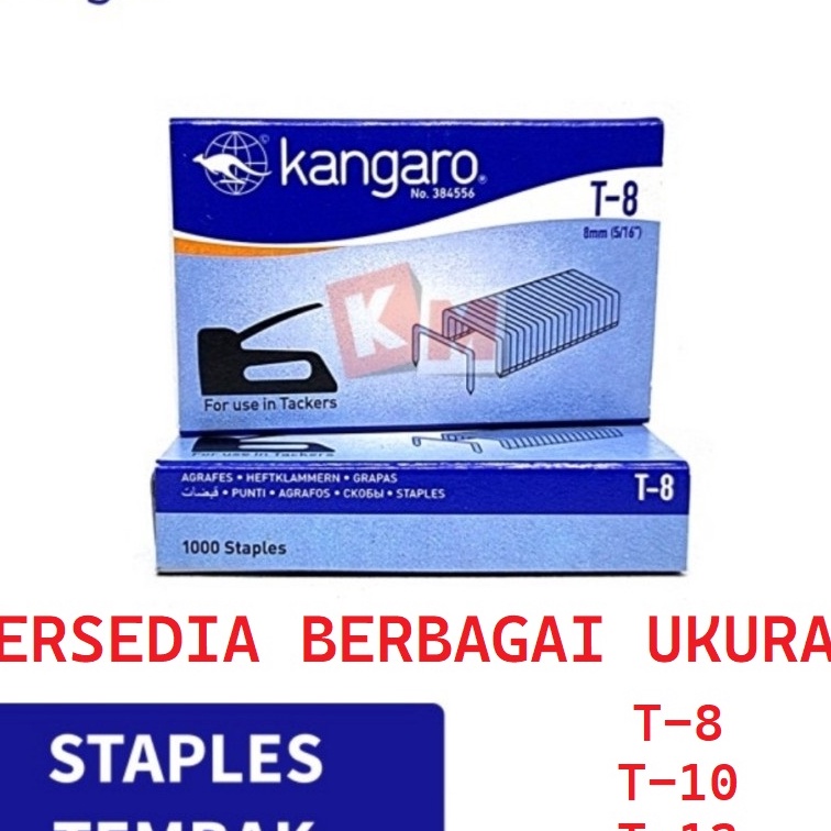 

Price KANGARO Isi Stapler Tembak Isi Staples Guntacker Isi Hekter T8 T1 T13