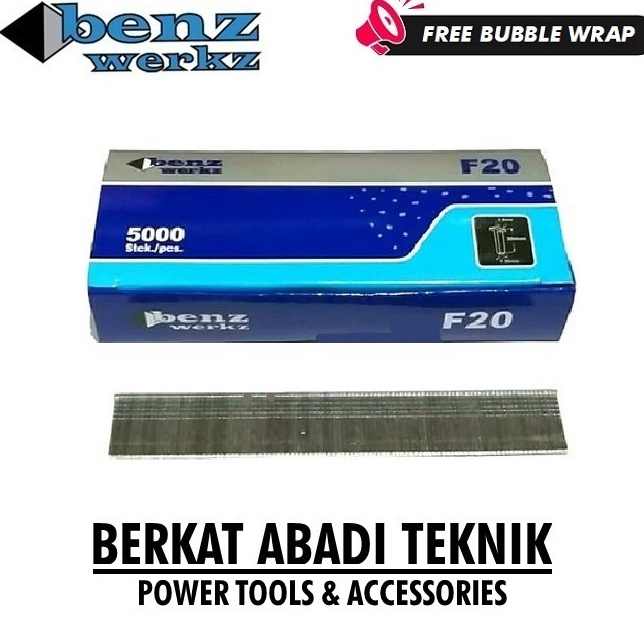 

HJ6 BENZ KODENKI F2 MO Isi Staples Mesin Paku Tembak Lurus Mata Air Nailer Nail Gun Angin Stapler F 2 2MO