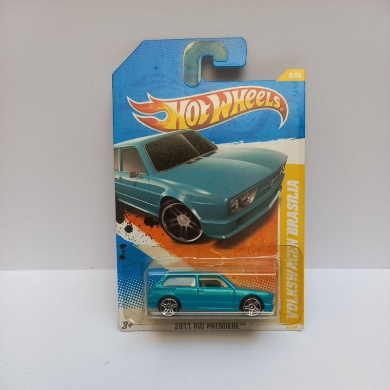 hot wheels volkswagen brasilia blue 2011 hw premiere biru