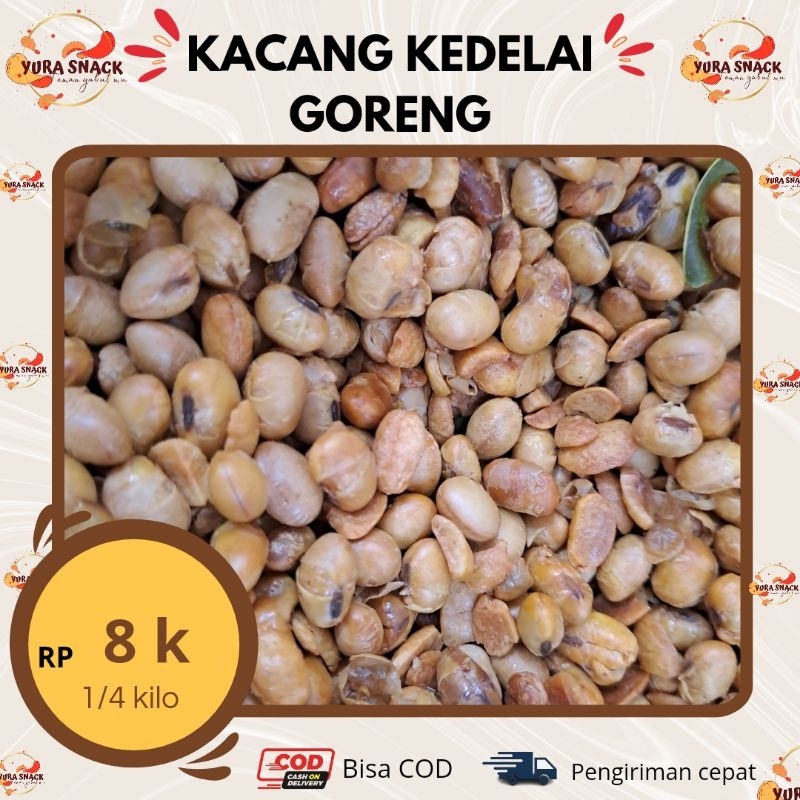 

Kacang Kedelai Goreng Bawang Renyah Gurih Asin 250gr 500gr Kacang Dele Matang Makanan Camilan kiloan