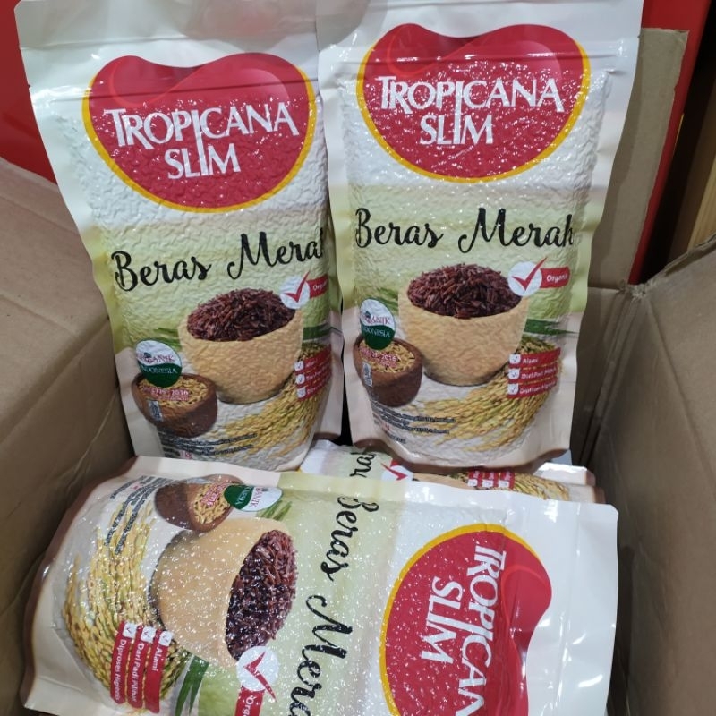 

Beras Merah Organik Tropicana Slim - Beras Merah Pulen Tinggi Serat