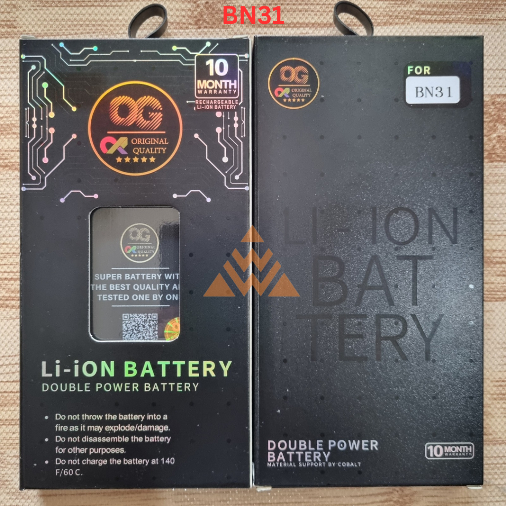Baterai OGS ~ (BN31/BN 31/BN-31) Xiaomi MiA1/Mi5X/Mi A1/Mi 5x/Redmi Note 5A/Note 5A Prime/S2 Batre b