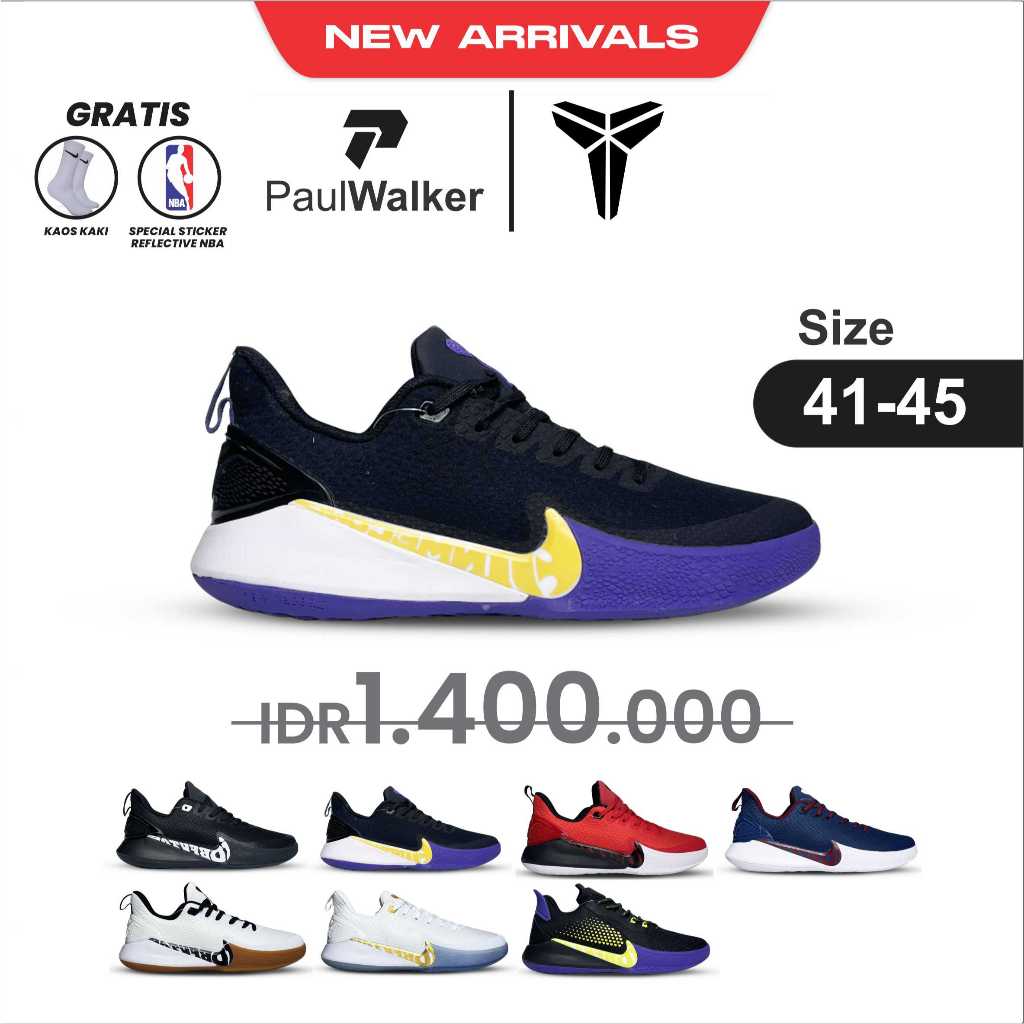 SEPATU BASKET KOBE MAMBA FOCUS EP (BNIB)