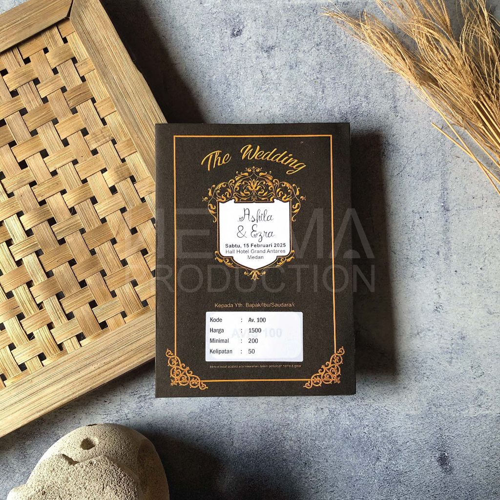 

Undangan Nikah Av 100 Murah Simpel Modern