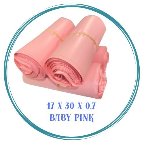 

POLYMAILER 17X30 TEBAL 0.7 WARNA BABY PINK 100pcs