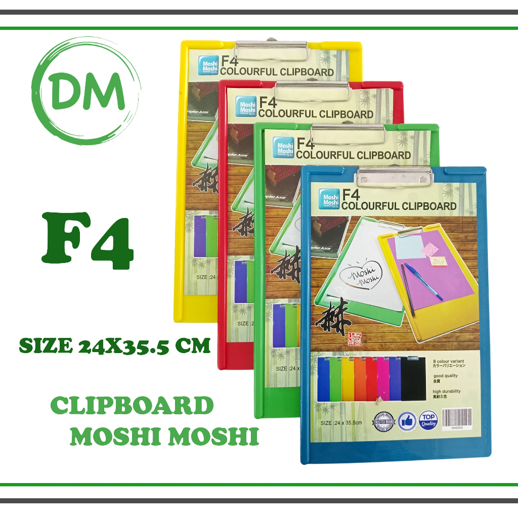 

CLIPBOARD / PAPAN DADA / PAPAN JALAN / PAPAN UJIAN WARNA DOFF SK533 F4