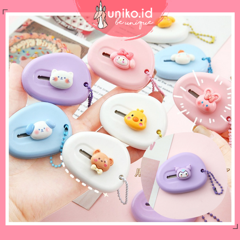 UNIKO.ID - GANTUNGAN PISAU CUTTER MINI KARAKTER MELODY KUROMI