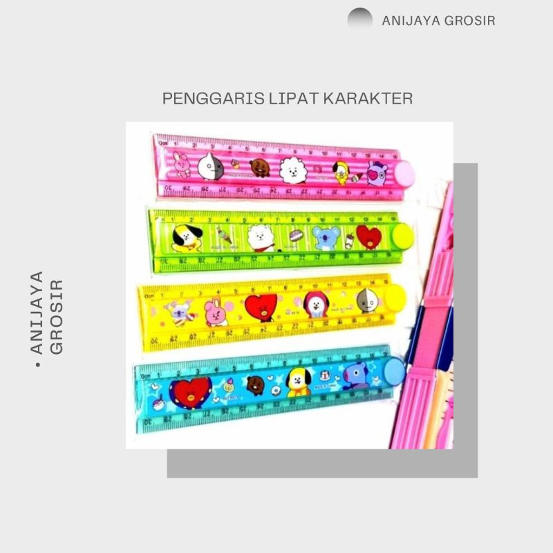 

PENGGARIS LIPAT 30CM KARAKTER ANAK